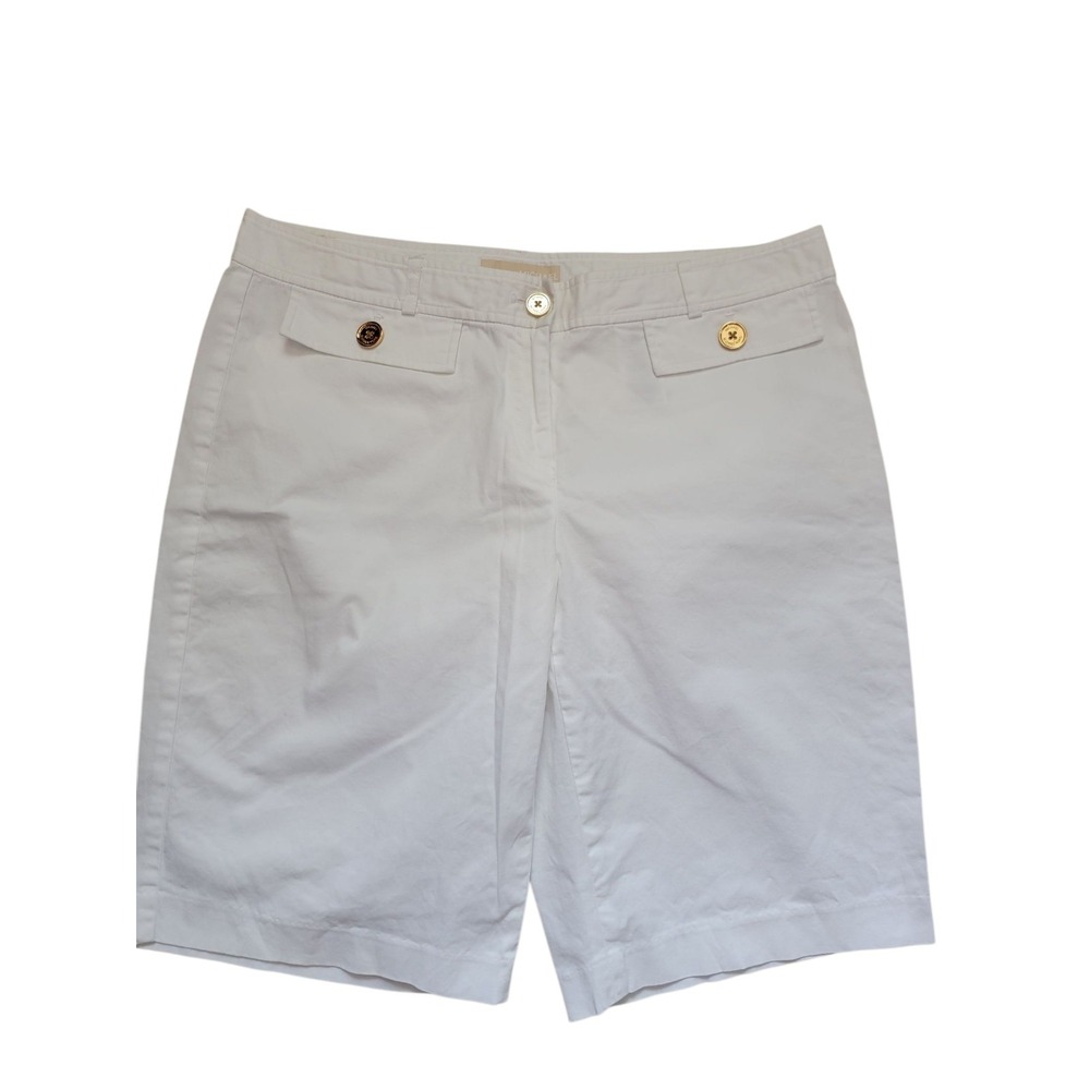 Michael Kors White Bermuda Shorts 10